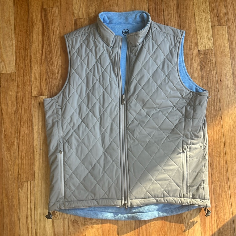 Peter Millar Reversible Fleece Down Vest